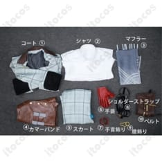 無期迷途 ヒルダ 旧時代の学者 コスプレ衣装｜上品シルエットで高再現、イベント＆撮影に最適 - 5枚目の画像（サムネイル）