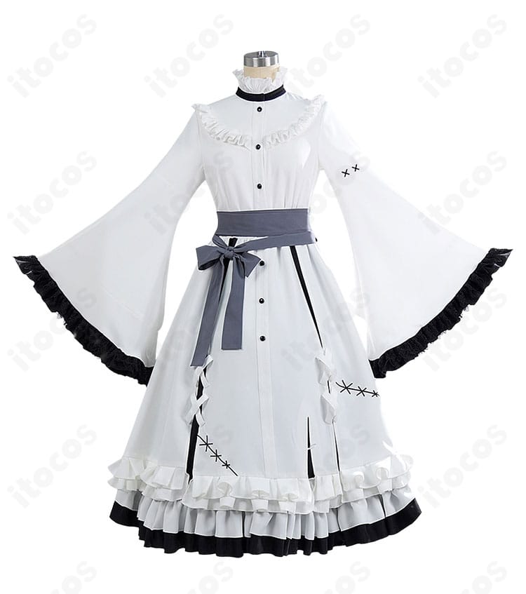 氷上メルル コスプレ衣装 背面ディテール｜背開き仕様とスカートライン