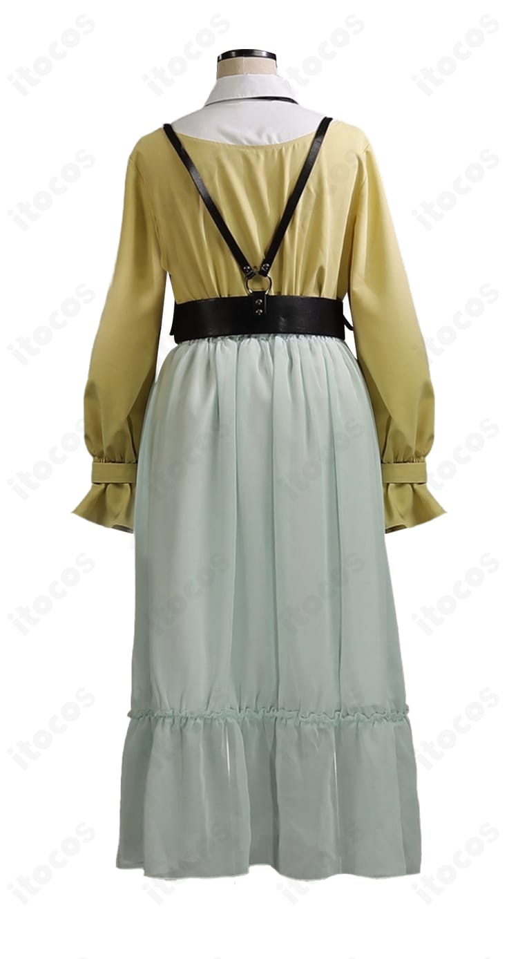 トップス生地(シフォン)の質感と落ち着いた発色を示すテクスチャーアップ