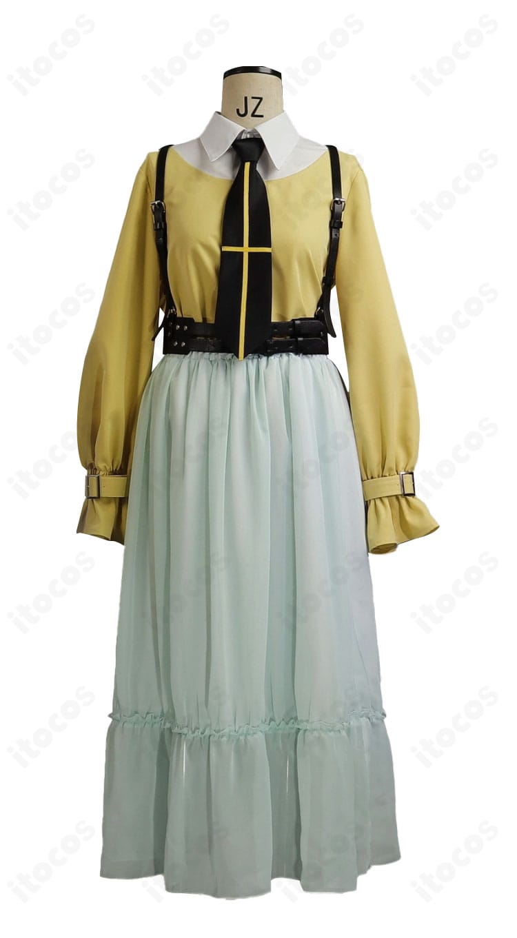 長崎そよ「端程山」ステージ衣装の背面ディテールとシルエットが分かる全身カット