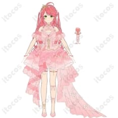 ホロライブ さくらみこ flower fantasista! コスプレ衣装。高再現で撮影会やイベントに最適 - 1枚目の画像（サムネイル）