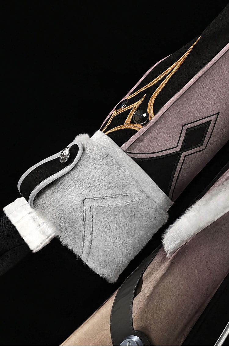 原神コート衣装セットの袖口デザインとアームカバーの意匠