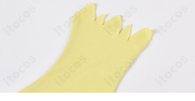 MEMちょ衣装 手袋の口元仕立てと縁取りの拡大写真