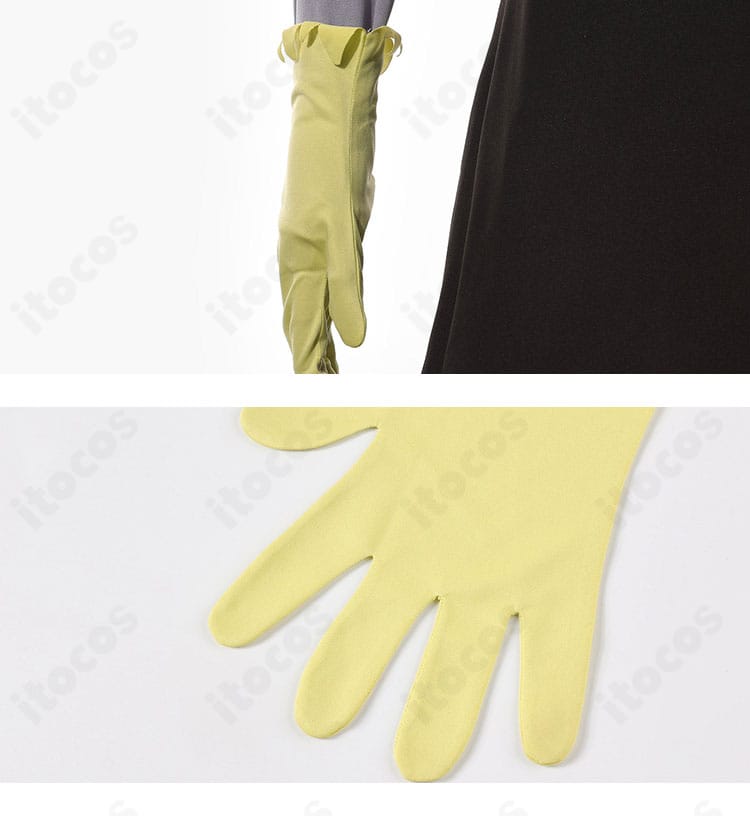 MEMちょ衣装セットの手袋デザインと装飾ディテール