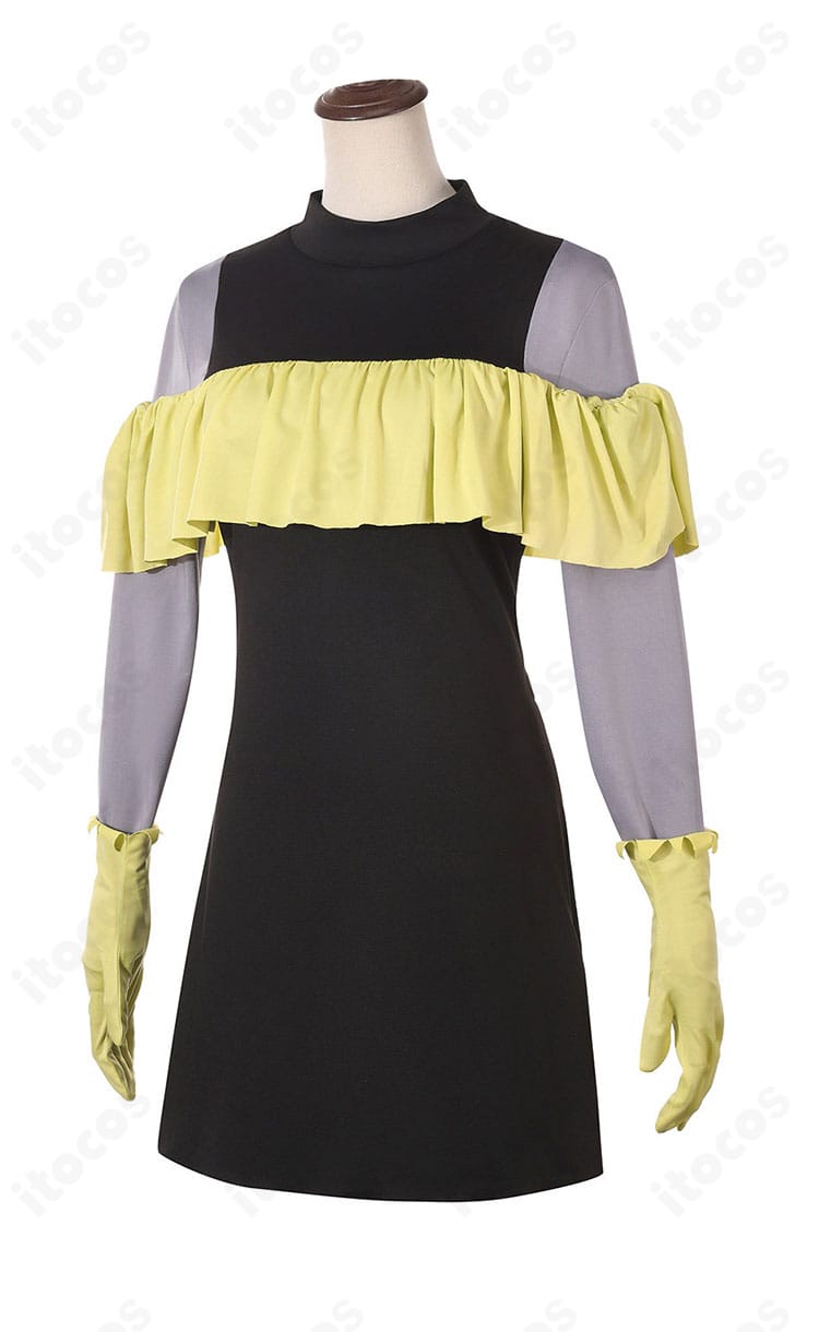 MEMちょ 新生B小町アイドル衣装のワンピース側面シルエット