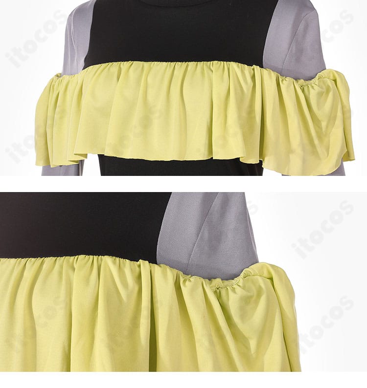 MEMちょ衣装の前身頃装飾とライン配置のディテール