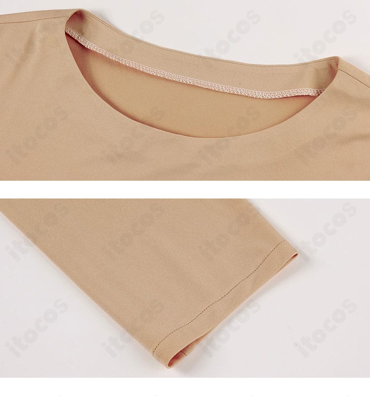 襟元と袖口の組み合わせディテール(質感比較用クローズアップ)