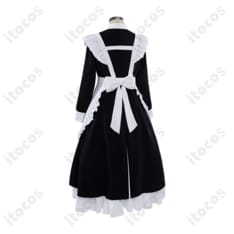 フリーレン/フェルン メイド服コスプレ 高発色ツイルで上品な美シルエット、撮影・イベントに最適 - 3枚目の画像（サムネイル）