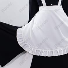 フリーレン/フェルン メイド服コスプレ 高発色ツイルで上品な美シルエット、撮影・イベントに最適 - 5枚目の画像（サムネイル）