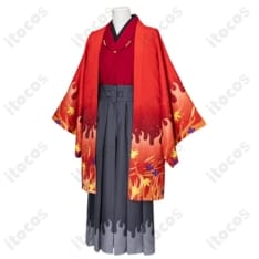 煉獄杏寿郎 京まふ2021和装コスプレ 高再現でイベント・撮影に最適 - 1枚目の画像（サムネイル）