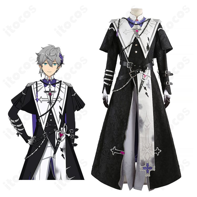 瀬名泉・深海奏汰・風早巽・大神晃牙 宵の交霊会衣装を着た人物の全身イメージ