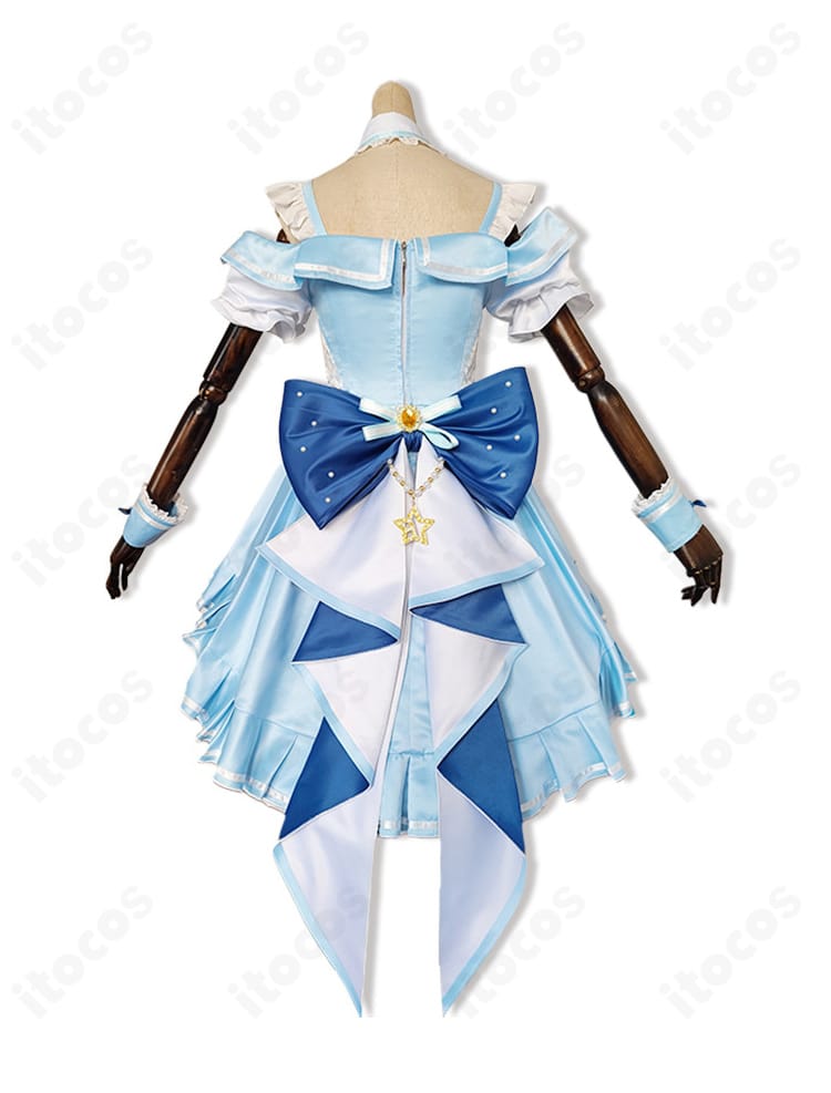 高坂穂乃果 μ's×Aqoursコラボ衣装の背面カット。シルエットと装飾配置を確認できる画像