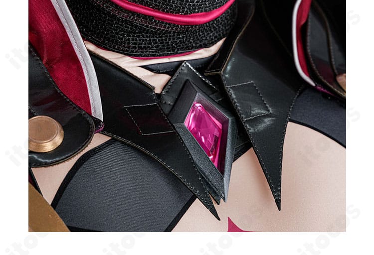 原神 レリル 月の狩人コスプレ衣装 襟元デザインの拡大