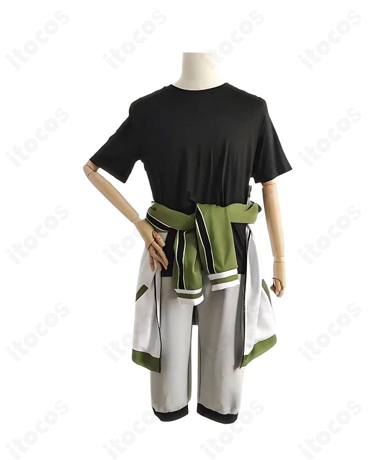 内番ジャージ コスプレ衣装の正面全身（上着・インナー・ズボン）