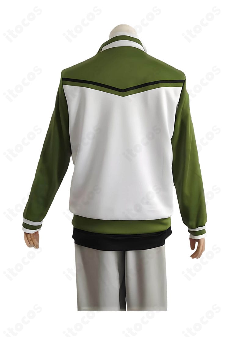 ロングパンツ背面のヨーク・ヒップラインとステッチ