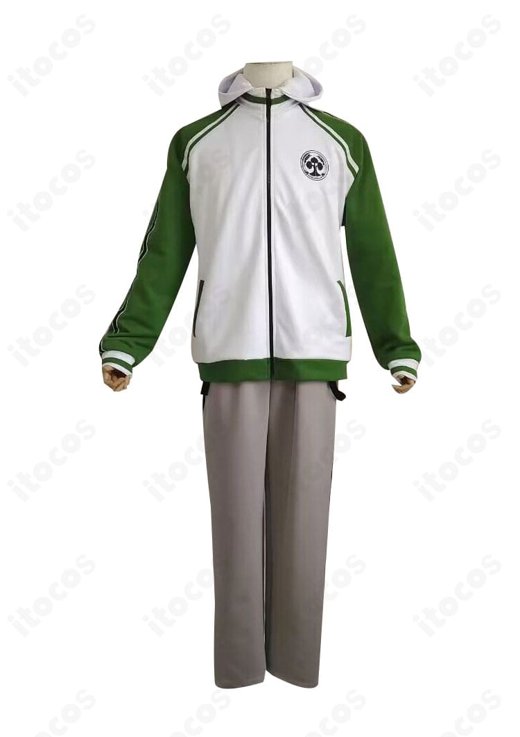 桑名江 内番ジャージ コスプレ衣装の上着・ズボン正面スタイル