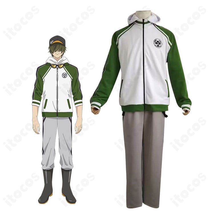 桑名江 内番ジャージのキャラクターイメージと衣装全体が分かるメイン画像