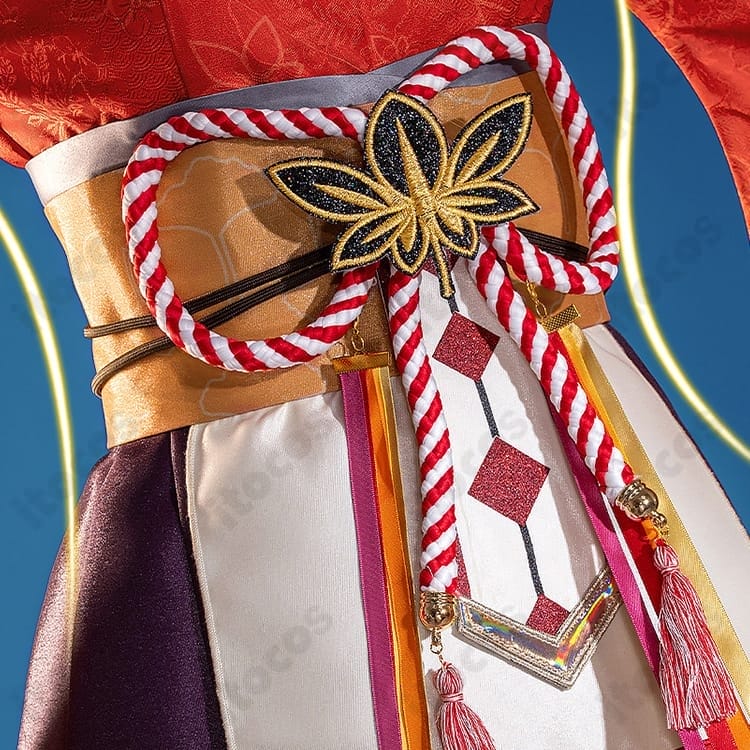 小原鞠莉 紅葉狩り編「冬が訪れるまで」着物風コス｜高再現で撮影映え、イベントも安心 - 4枚目の画像