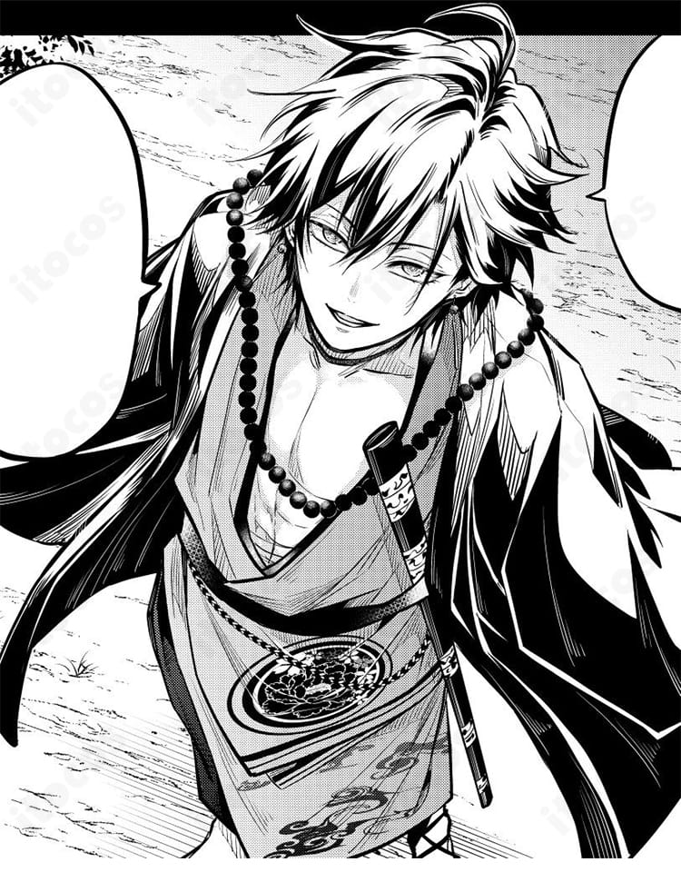 花山文月のイメージイラスト風ビジュアルと衣装雰囲気を示す参照カット