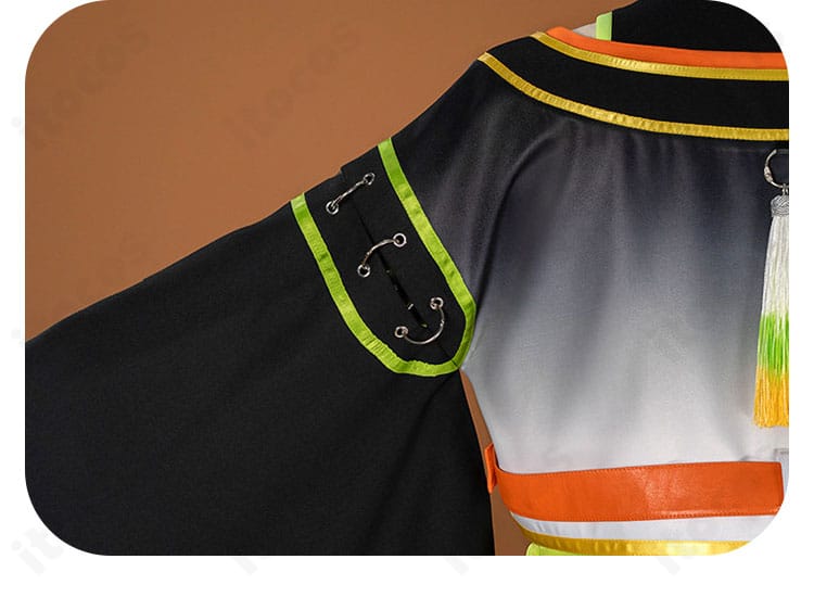 袖の系留・ボタン装飾の留め付け方法と質感