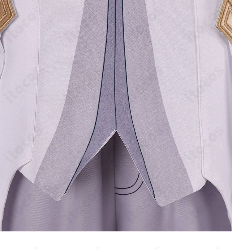 旅人(蛍)衣装の裾飾りパーツと縁取りのアップ