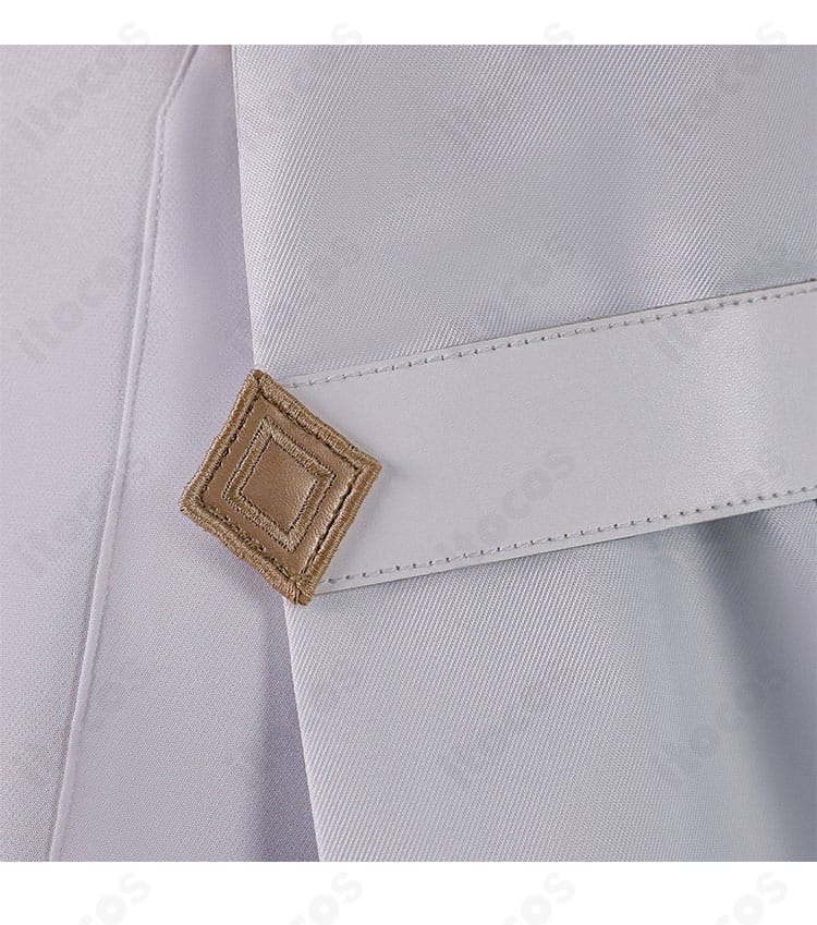 旅人(蛍)衣装の腰飾りディテールと留め仕様の近接図