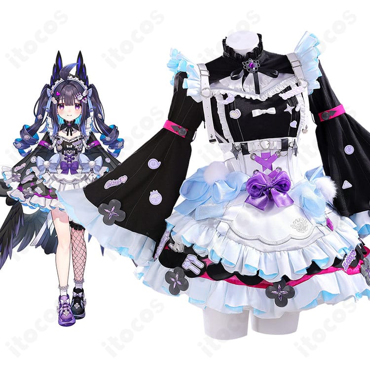 エナー・アールウェット風ゴスロリメイド衣装を着用したキャラクターイメージ