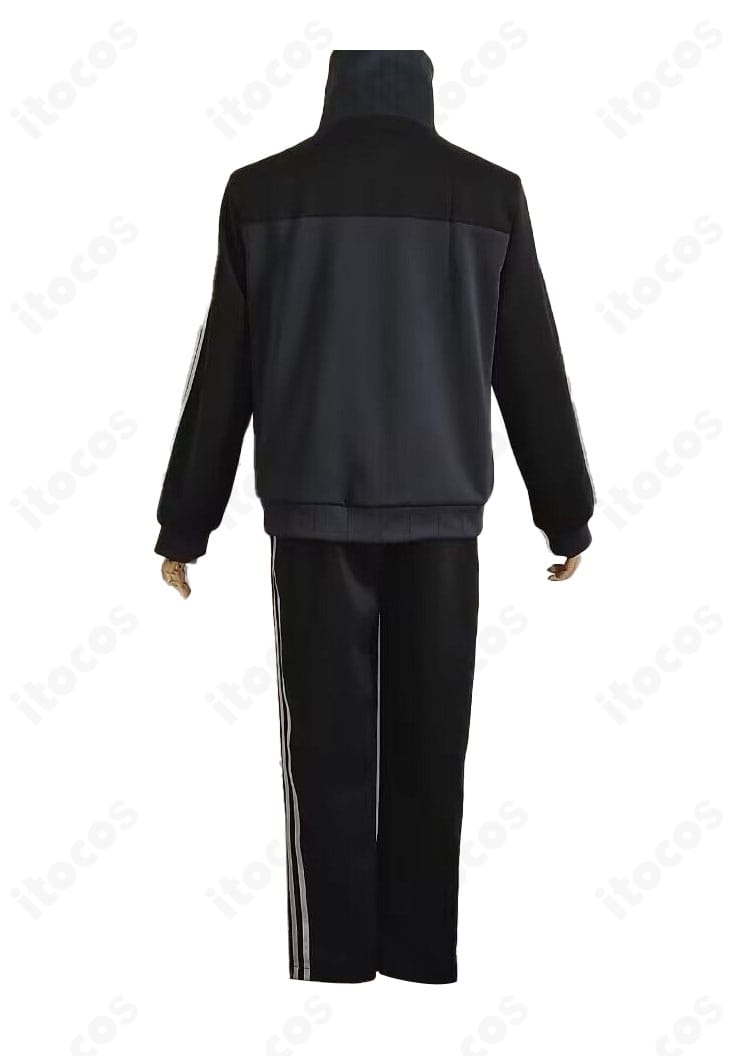 水心子正秀 内番ジャージ ズボンのシルエットとウエスト仕様の確認