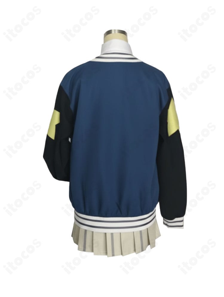 薄葉リツ ワイルドハント芸術学院 制服コートの襟元ディテール