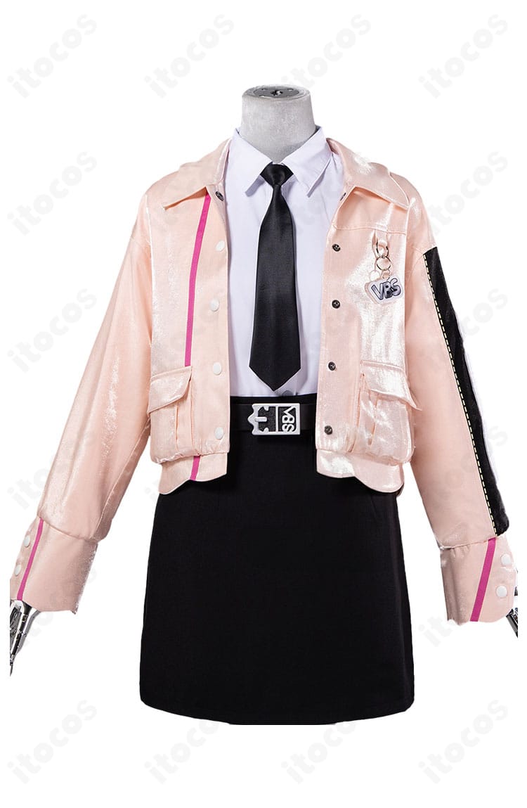 Vivid BAD SQUADステージ衣装を再現した光沢感あるコートの雰囲気が伝わるイメージ。シャイニーコットン混紡の艶を強調。