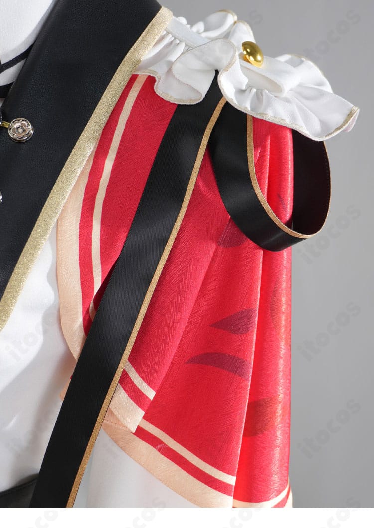 百鬼あやめ コスの3Dプリンターパーツ近接。立体的な陰影と質感を表現。