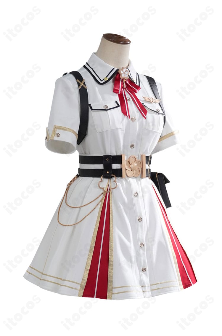 百鬼あやめ コスの袖口ディテール。カフ周りの縫製と配色のコントラスト。