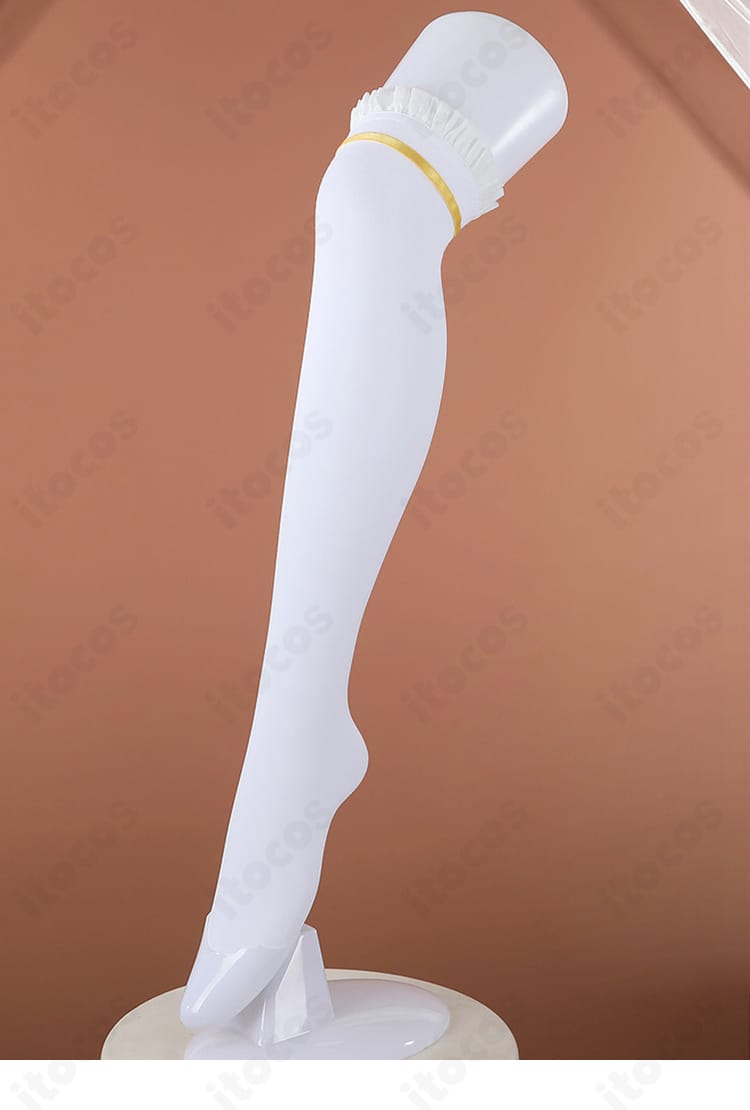 付属靴下のデザイン・丈感・編み地のディテール