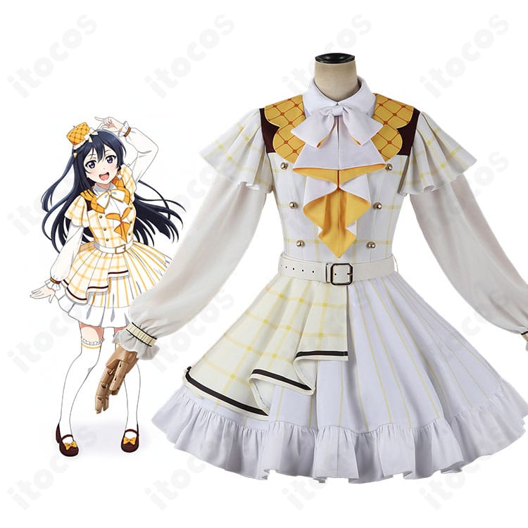 ラブライブ!虹ヶ咲 15周年記念ユニフォームのキャラクタービジュアル風着用イメージ