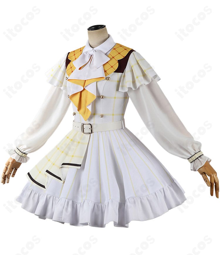 ラブライブ!虹ヶ咲 15周年記念ユニフォーム コスプレ衣装の側面シルエット