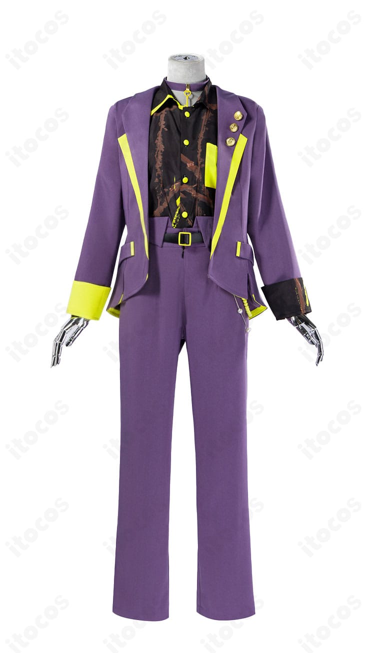 プロジェクトセカイ 神代 類 想いを込めた小道具作り コスプレ衣装・全身バックカット（コートの丈感とベルト位置）