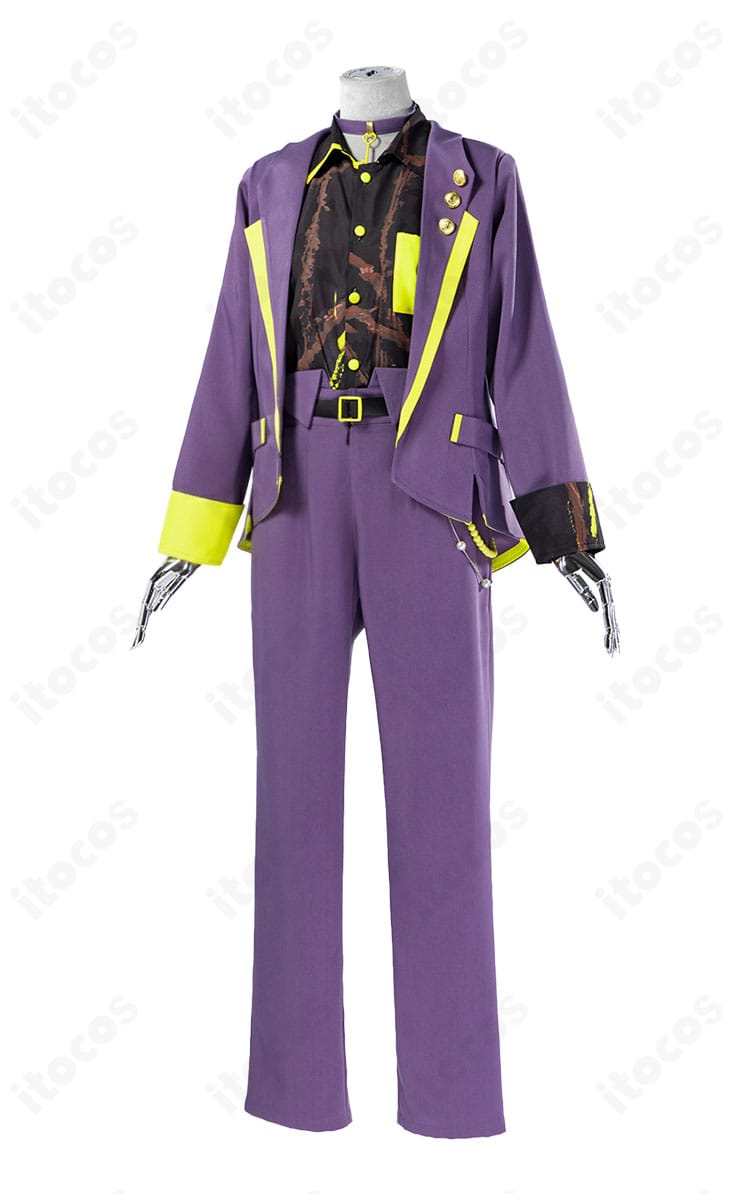 神代 類 想いを込めた小道具作り 衣装・上半身アップ（シャツ襟とチョーカーのデザイン）