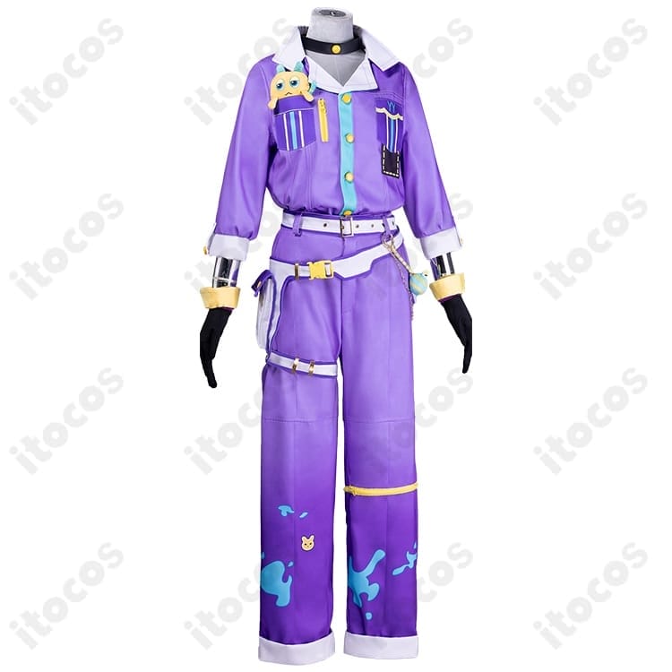 プロセカ 神代類 インベンティブ・ワーカー ライブ衣装 高再現・動きやすいフルセット - 3枚目の画像