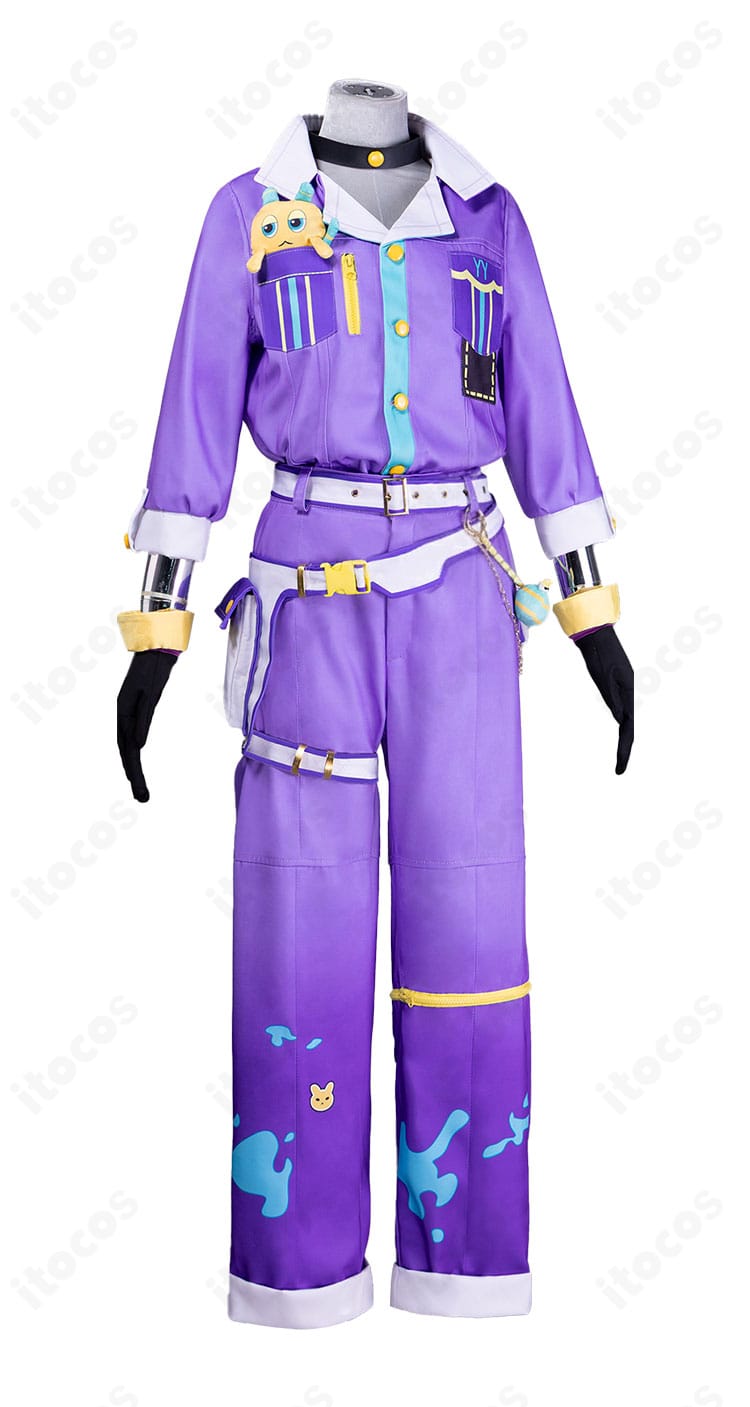 神代類 ライブ衣装 コートのフロントデザインと留め具の見せ方|撮影向けスタイリング例