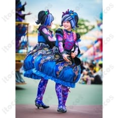 アースラ ダンサー風 コスプレ衣装｜快適設計で可動域広く、高再現でイベント映え - 1枚目の画像（サムネイル）