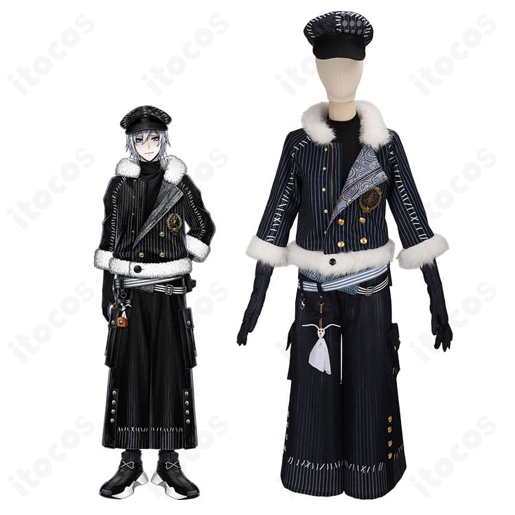 シルバー クリスマス2025 Ver. フルセット着用イメージ（コート・インナー・帽子・胸飾り・手袋・ベルト・ベルト飾り・ズボン）