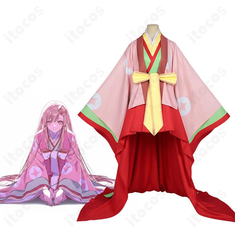 かぐや姫モチーフ着物風コスプレのイメージビジュアルとフルセット構成