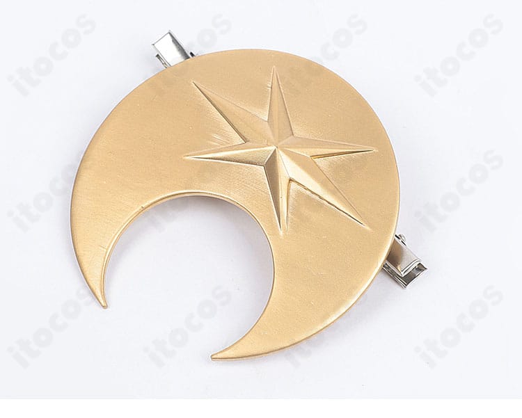 付属の髪飾りディテール(色味と質感の近接写真)