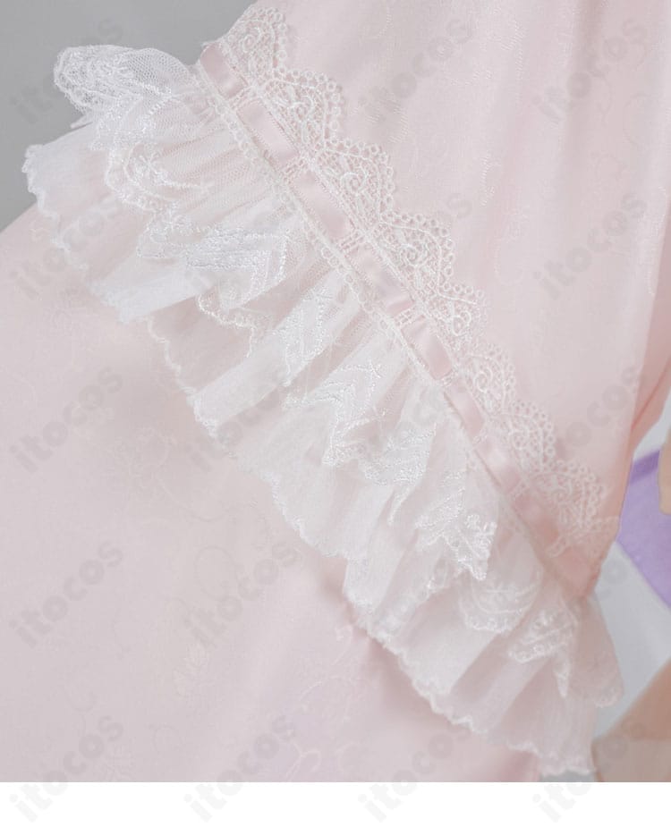 にじさんじ 轟はじめ 正月衣装 袖のタックとパイピングの近接