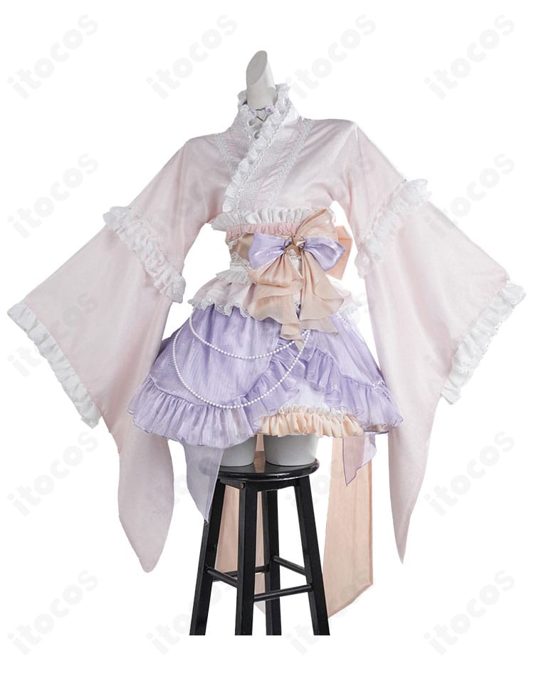 にじさんじ 轟はじめ 正月衣装 トップスとスカートの正面全体