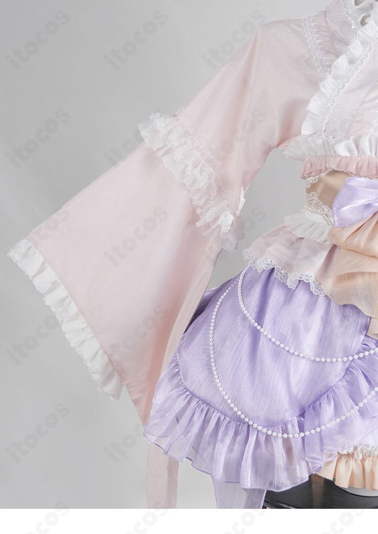 にじさんじ 轟はじめ 正月衣装 袖口装飾とレースのディテール