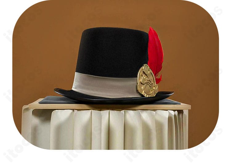 帽子の正面デザインとバランス