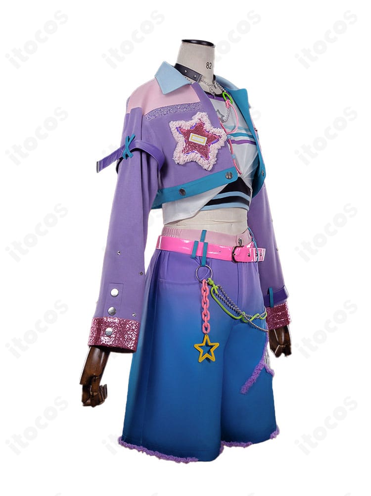 桜河こはく コスプレ衣装の側面シルエットと装飾バランス