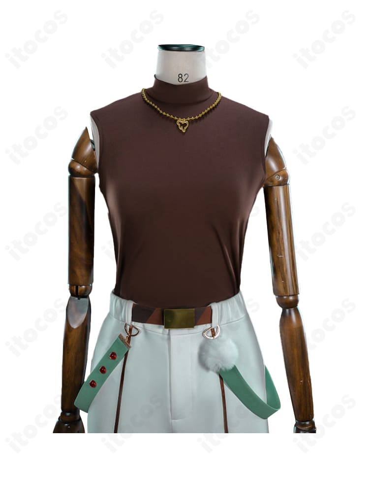 インナーと上衣ベストの縫製ディテール（ステッチと生地感）