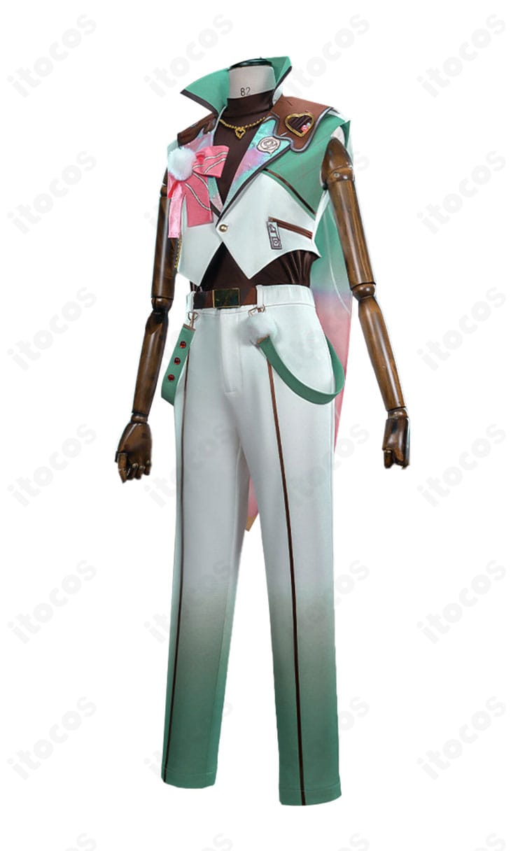 Switch キャンディーハウス衣装の左側ディテール（ベルト位置とコートのライン）